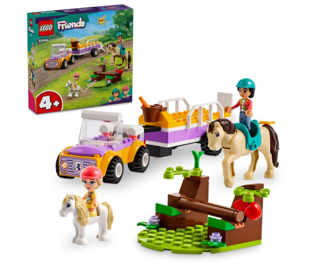 LEGO Friends 42634 Przyczepka dla konia i kucyka - 1202562 - zdjęcie